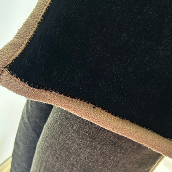 Women's Navy and Tan Embroidered Jacket - Picture 5 of 9